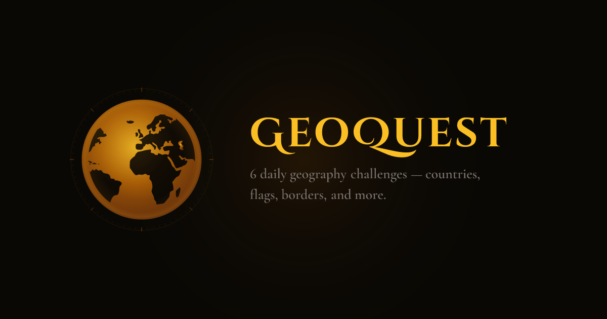 GeoQuest — Daily Geography Quiz Games